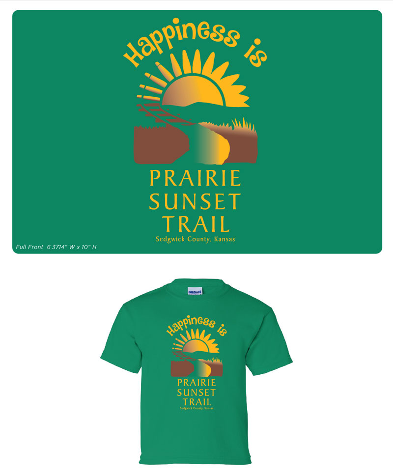Children Prairie Traveler supporter t-shirt design